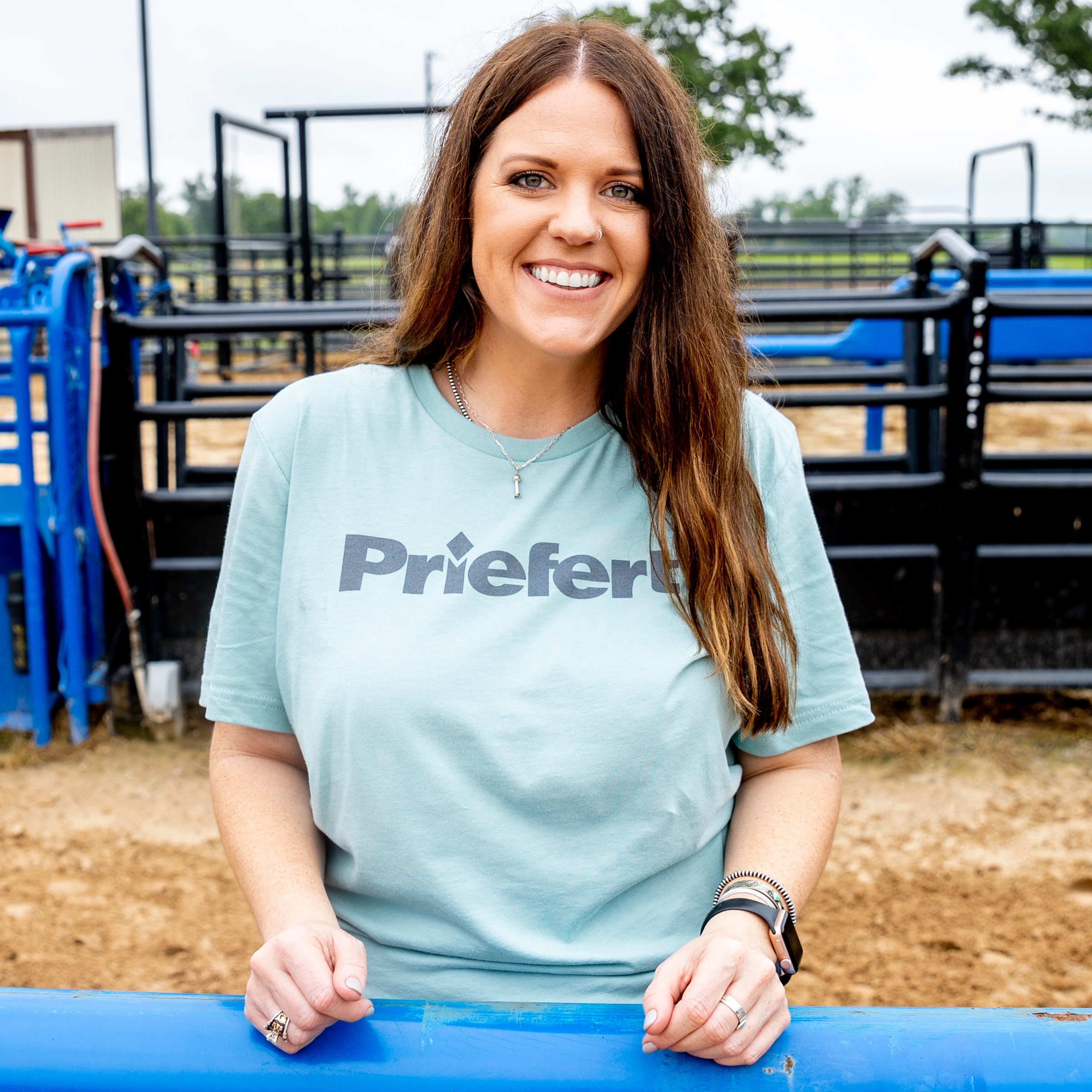 Mint Green Priefert T-Shirt