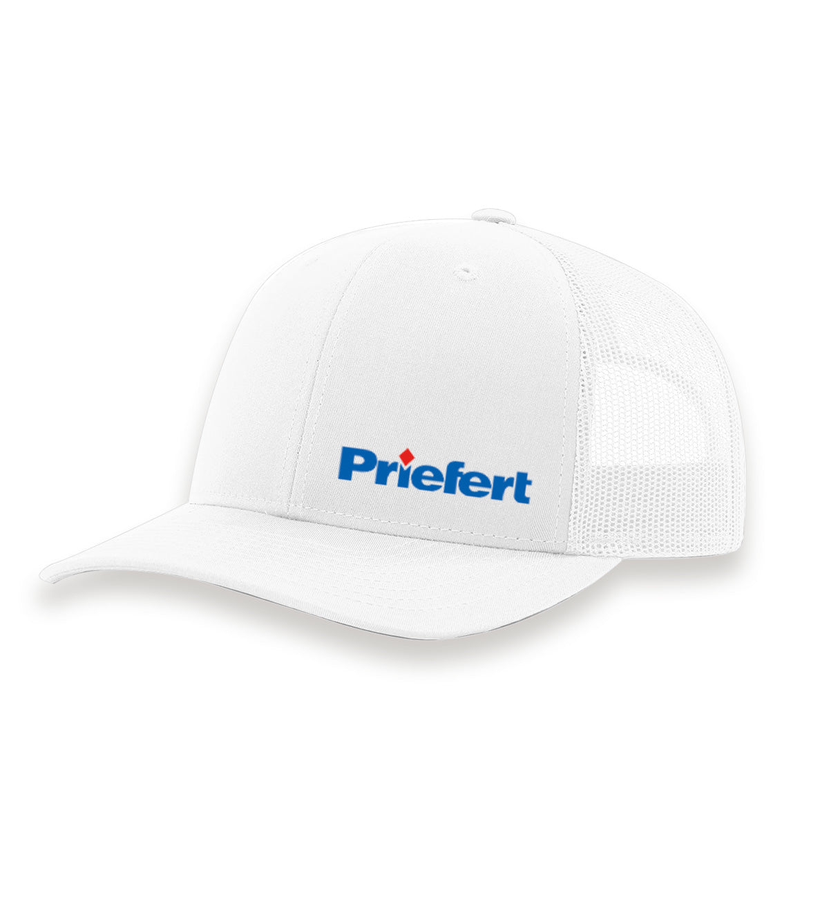 Priefert Trucker Logo Cap - White