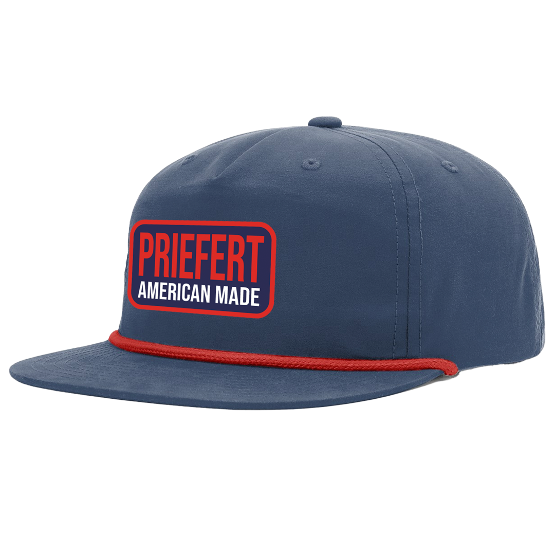 Priefert American Made Patch Rope Hat - Navy